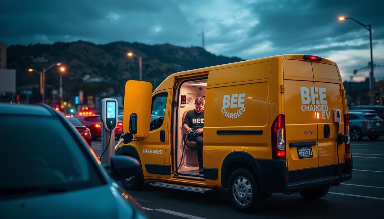 emergency mobile EV charging service
