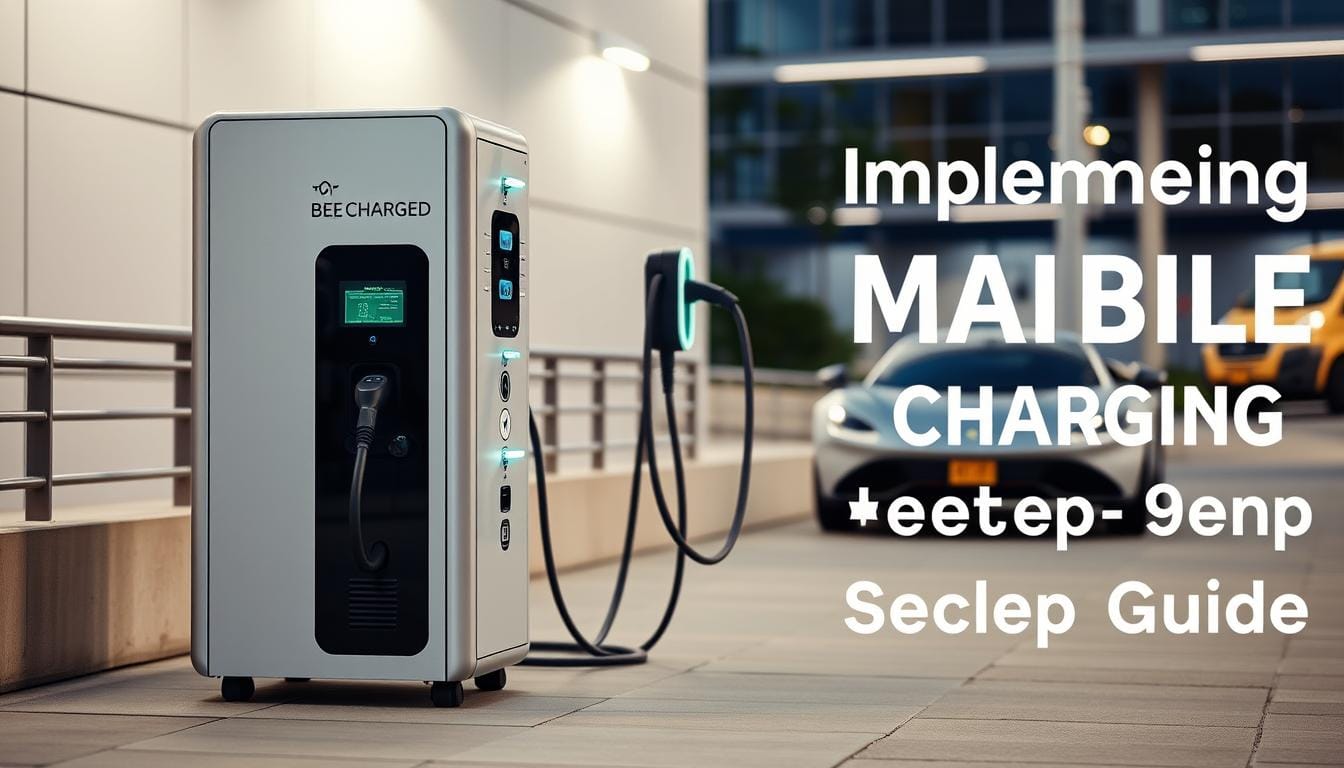 mobile charging station setup