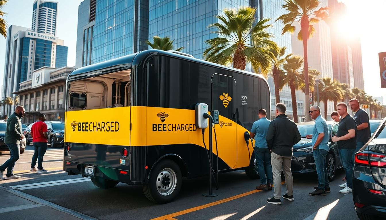 Emergency EV MOBILE Charging in Downtown Los Angeles